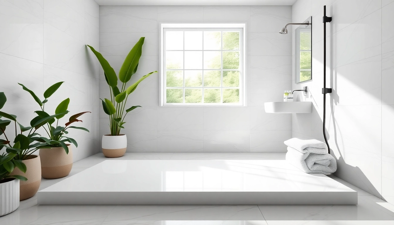 Elegant 800 x 800 shower base surrounded by modern bathroom aesthetics and natural lighting.