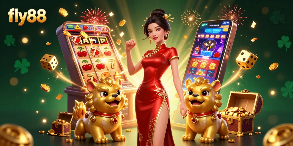 Experience the excitement of fly88 slots with dazzling lights and a glamorous atmosphere.