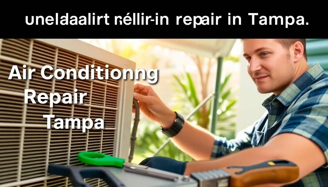 Experience top-notch Air Conditioning Repair Tampa with a skilled technician in action.