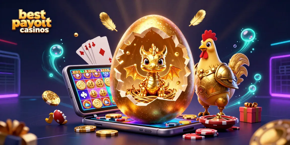 Experience thrilling action at the best payout casinos with golden dragon treasures and vibrant slot games.