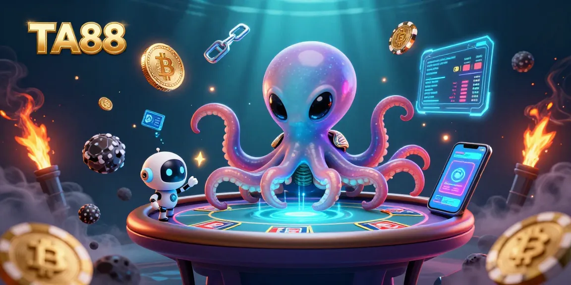 Engage in thrilling gameplay at TA88, featuring unique alien characters amidst vibrant poker elements.