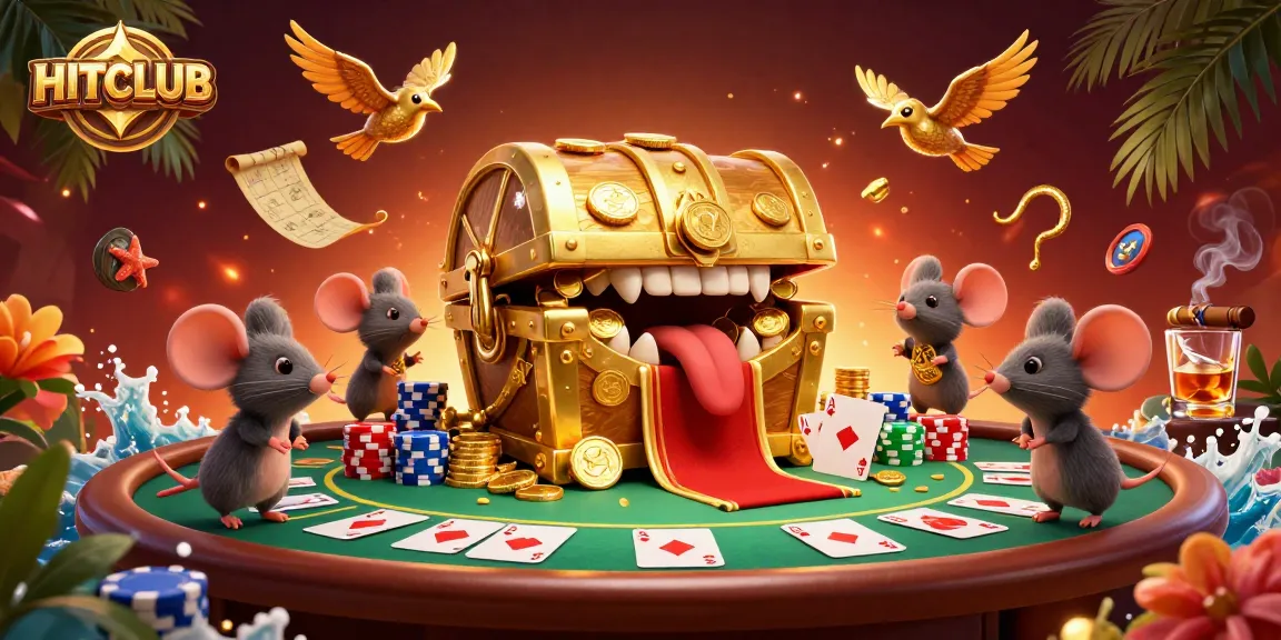 Win big at HITCLUB with exciting games and opportunities for riches in a vibrant 3D casino scene.