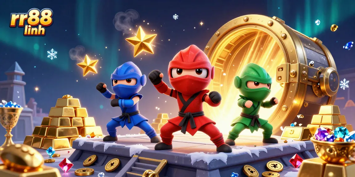 Engage with rr88 linh as ninja chameleons battle for casino treasures in dynamic gameplay.